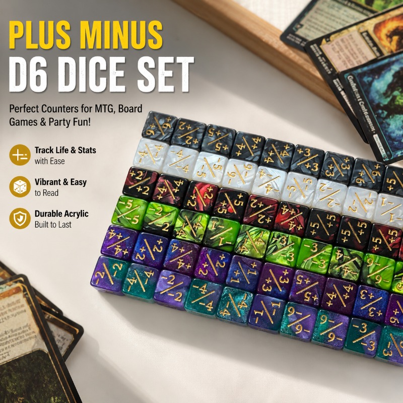 Game Token Counter - قطع عد ألعاب MTG دائرية بحجم