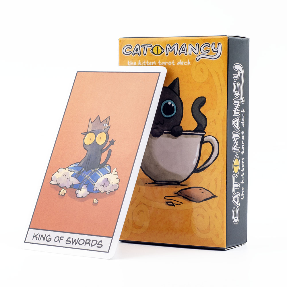 Board Game For Couple - Cat Mancy Kitten Tarot Deck 78