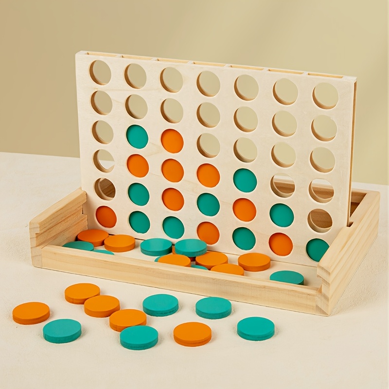 Board Game For 2 People - لعبة لوح خشبي 4 في صف