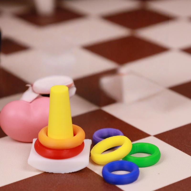 مجموعتان من ألعاب تكديس قوس قز - مراجعة Board Game For 2 People وسعره