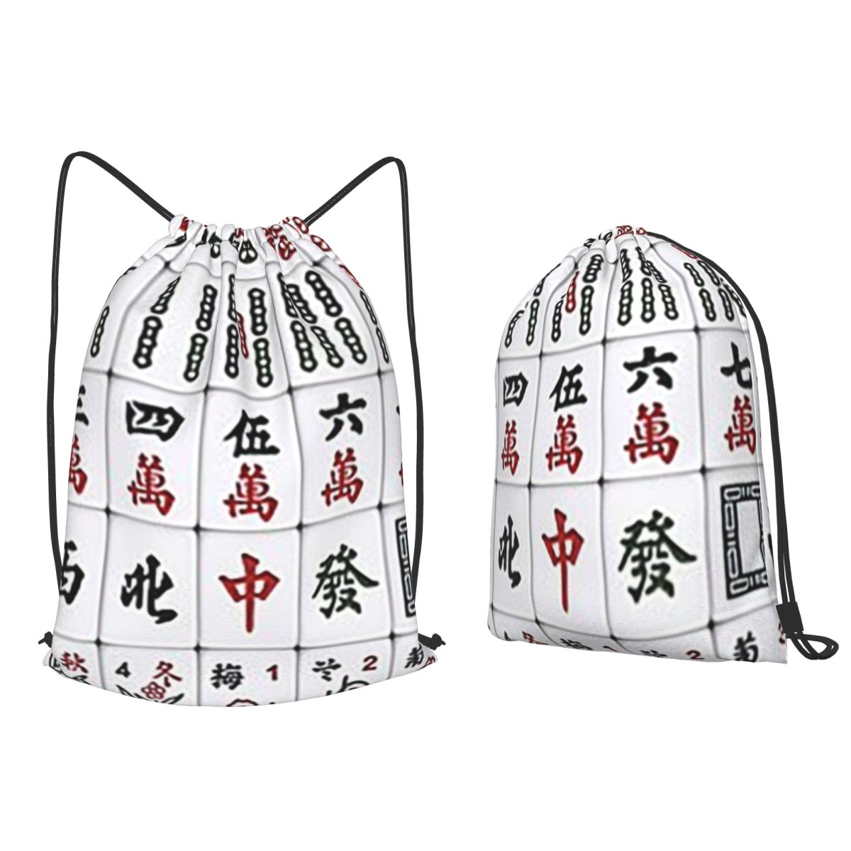 حقائب ظهر بنمط بلاط الماهجونغ  - مراجعة Tile Bag Drawstring وسعره