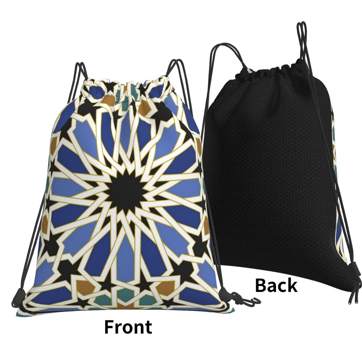 حقائب ظهر عربية متعددة الوظائف - مراجعة Tile Bag Drawstring وسعره