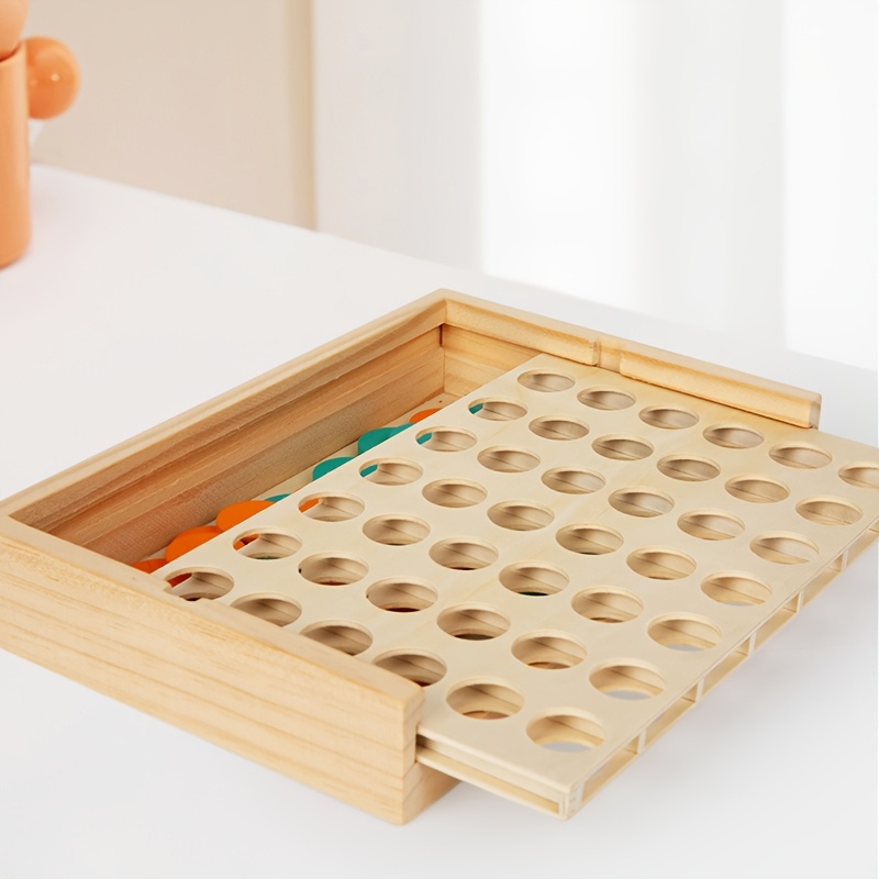 لعبة لوح خشبي 4 في صف - لعبة ا - مراجعة Board Game For 2 People وسعره