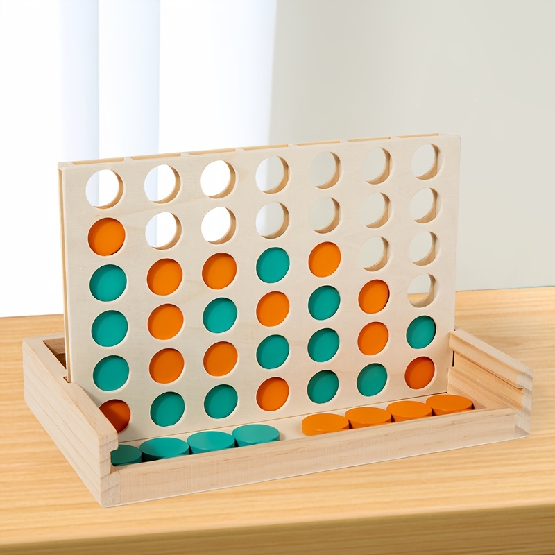 لعبة لوح خشبي 4 في صف - لعبة ا - مراجعة Board Game For 2 People وسعره