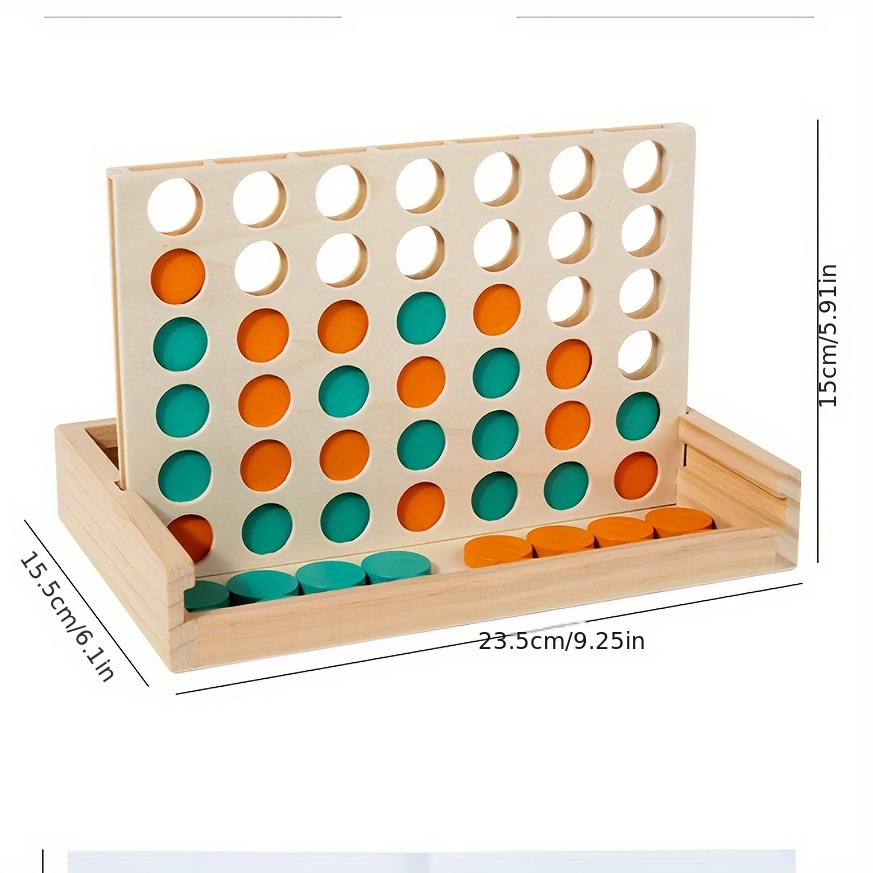 لعبة لوح خشبي 4 في صف - لعبة ا - مراجعة Board Game For 2 People وسعره
