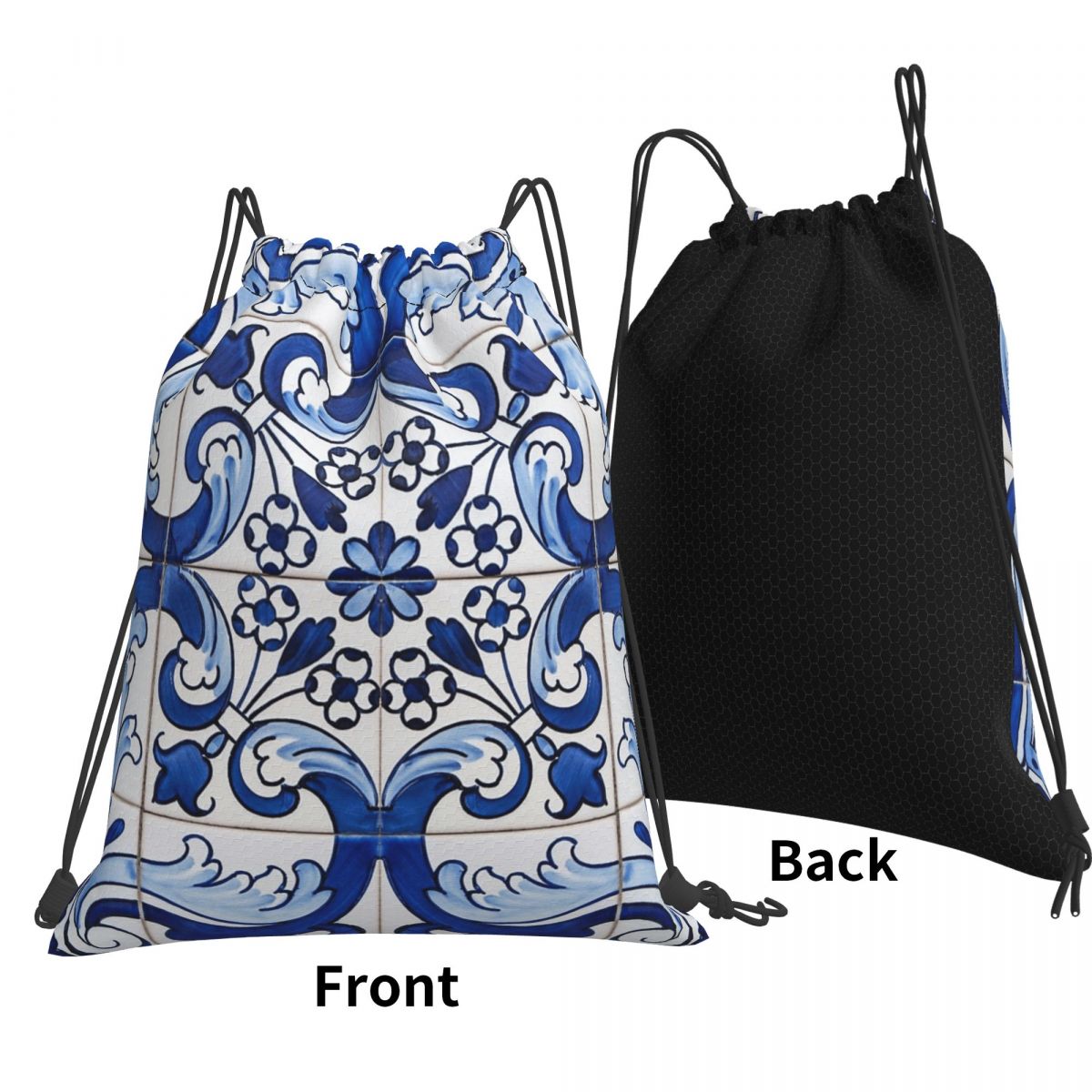 حقائب ظهر كلاسيكية عتيقة بنمط  - مراجعة Tile Bag Drawstring وسعره