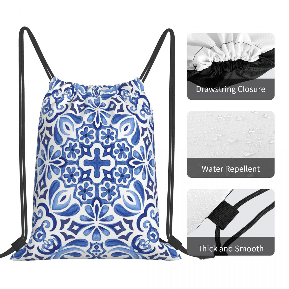 حقائب ظهر من نوع أزوليجوس بتصم - مراجعة Tile Bag Drawstring وسعره