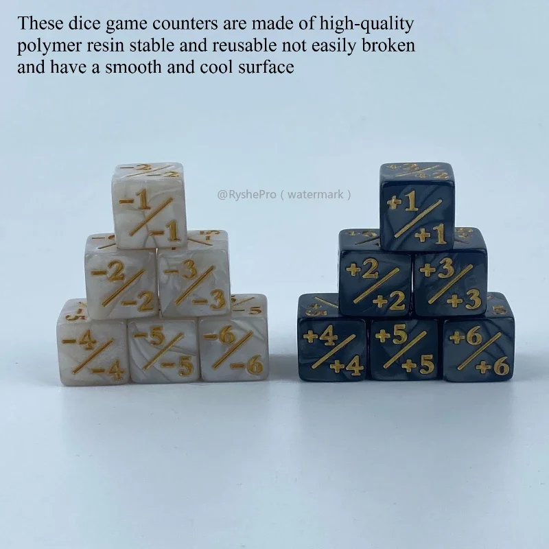 6 قطعة عدادات رمزية النرد متوا - مراجعة Game Token Counter وسعره